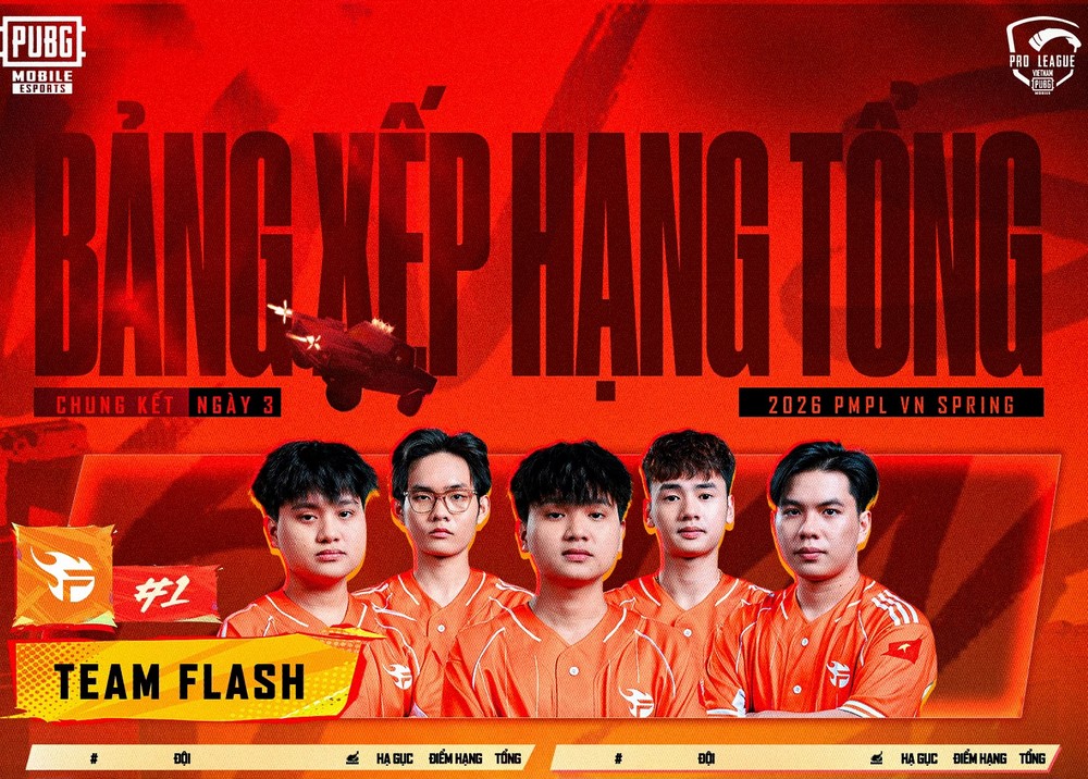 Team Flash vô địch 2026 PMPL VN Spring, giành vé quốc tế