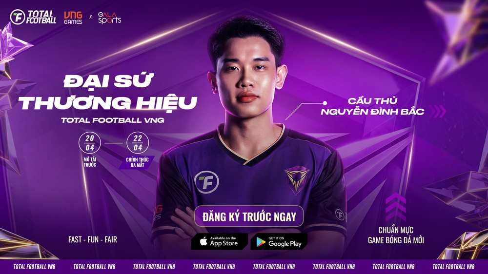 Game bóng đá Total Football VNG gây sốt trước ngày ra mắt