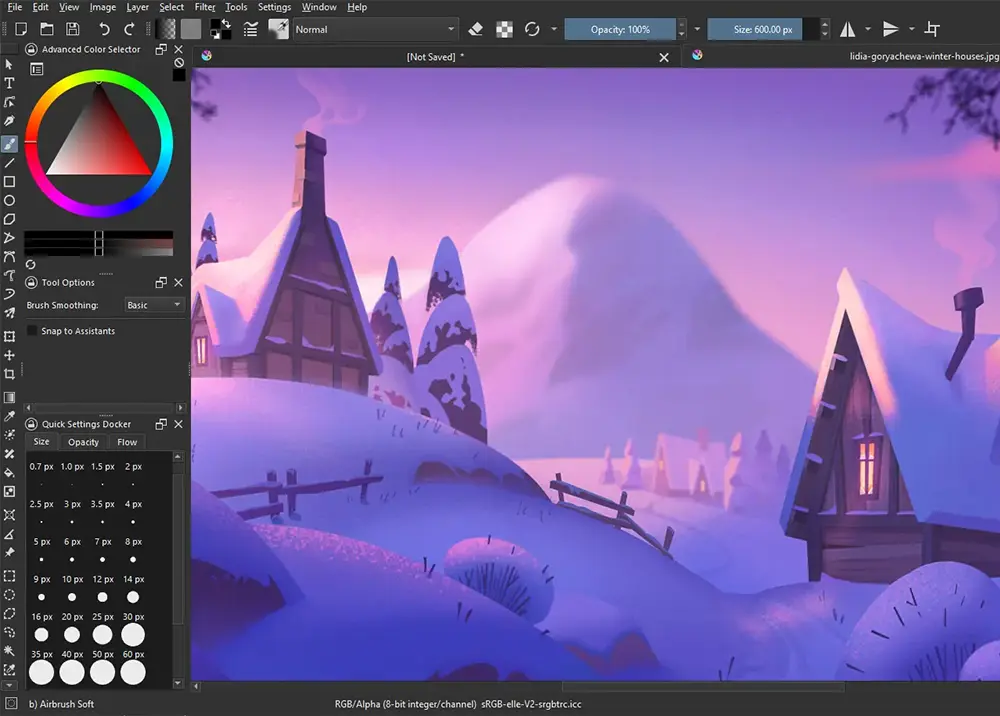 Krita: Lựa chọn hời cho dân vẽ kỹ thuật số