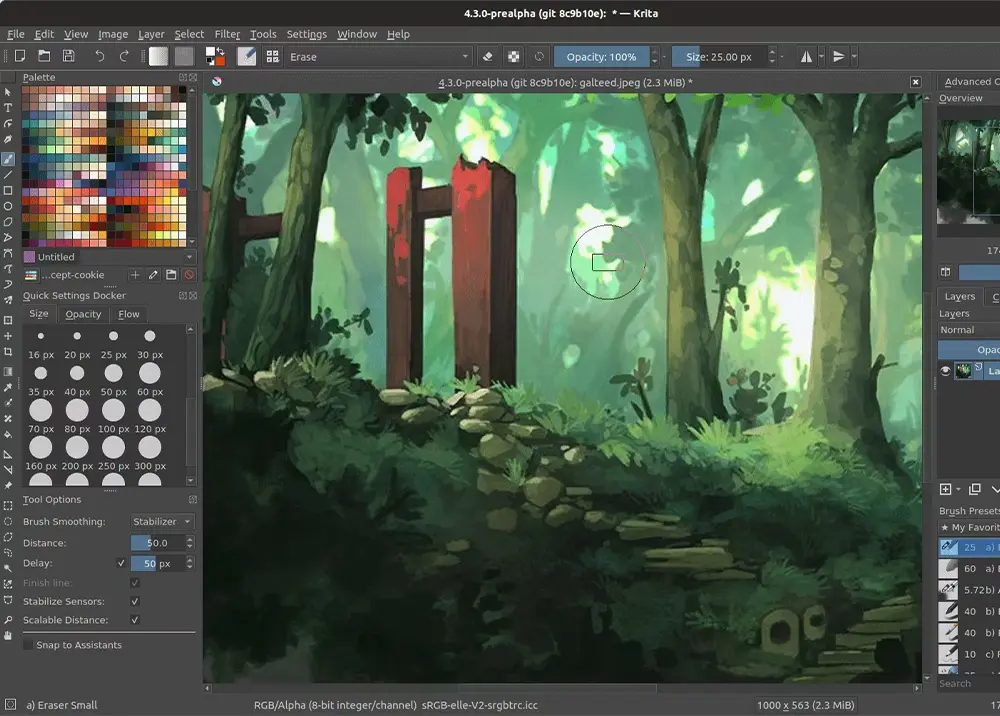 Krita: Lựa chọn hời cho dân vẽ kỹ thuật số