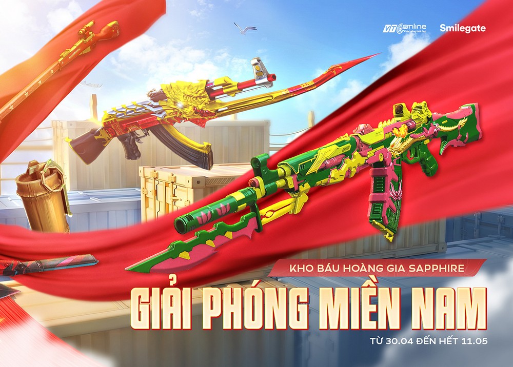 Crossfire mừng lễ Thống Nhất với bộ trang bị chủ đề Giải Phóng Miền Nam và gói ưu đãi
