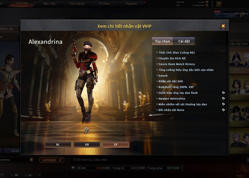 Crossfire tung Kho Báu Hoàng Gia Sapphire: Alexandrina