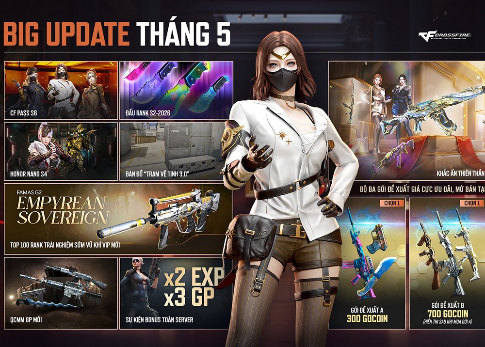 Crossfire “quẩy” tháng 5 tưng bừng với loạt cập nhật mới