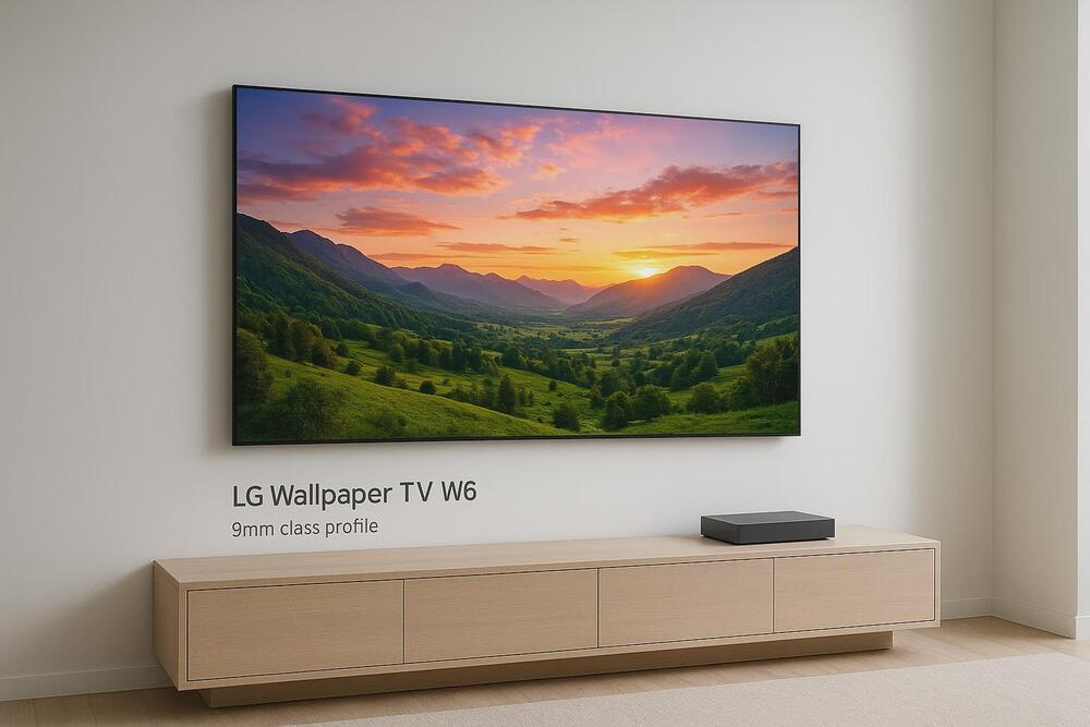 Đánh giá TV LG OLED evo AI W6 mỏng như giấy dán tường