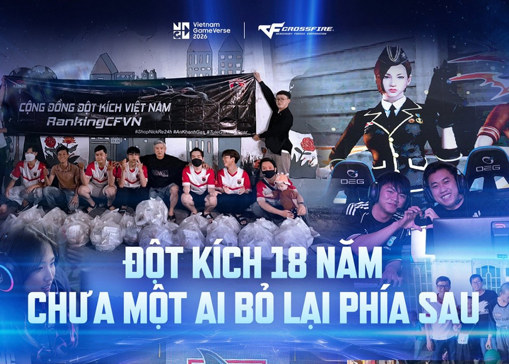 GoPlay tại Vietnam Gameverse 2026: "Hào Quang" Đột Kích 18 năm và cơn sốt "Xe Kéo Khổng Lồ"