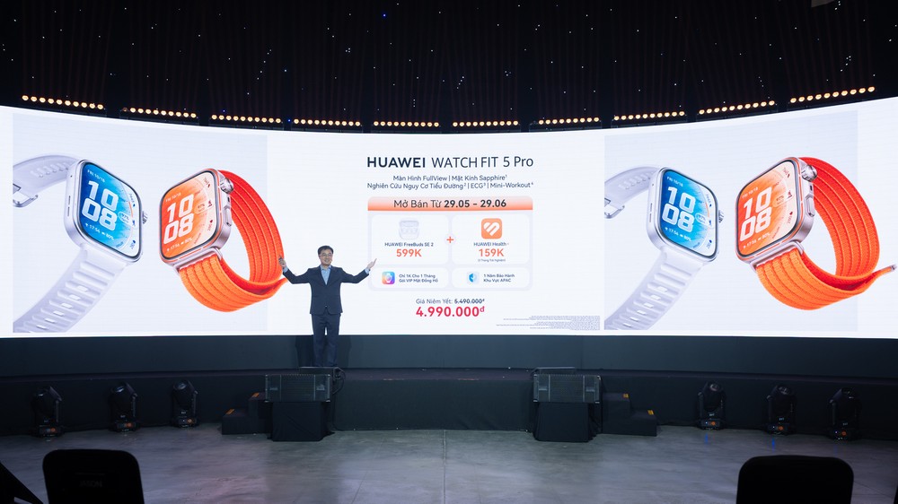 Huawei ra mắt WATCH FIT 5 Series tại Việt Nam