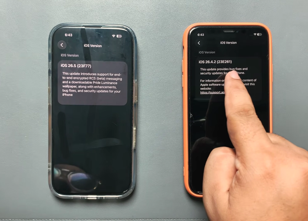iOS 26.5 vs 26.4.2: Pin trâu hay mượt mà, chọn bản nào?