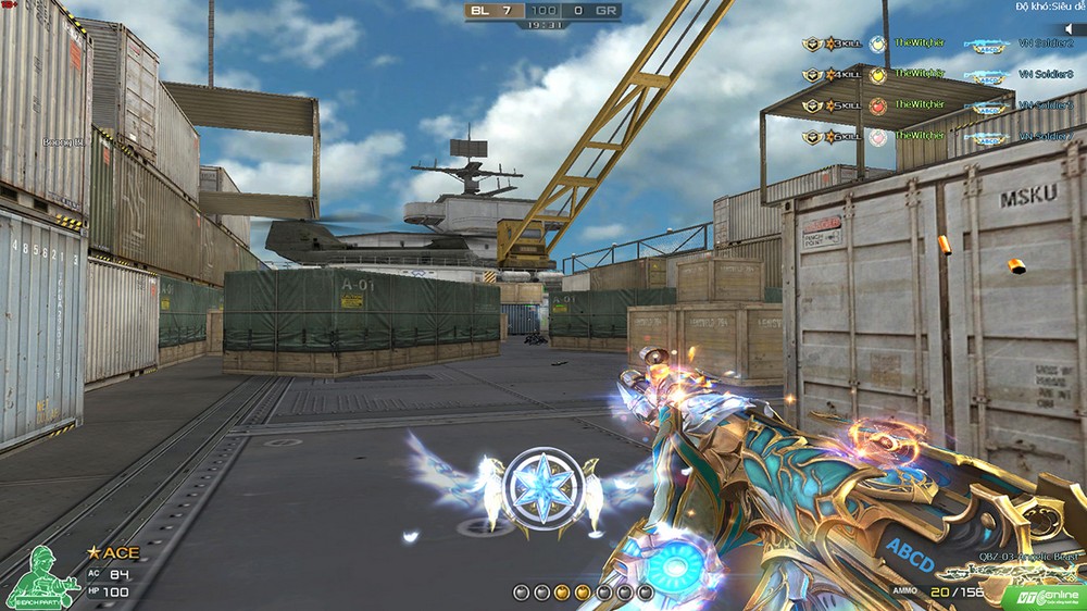 Crossfire giới thiệu vũ khí khắc ấn mới với Kho Báu Hoàng Gia Sapphire QBZ-03 Angelic Beast Relic