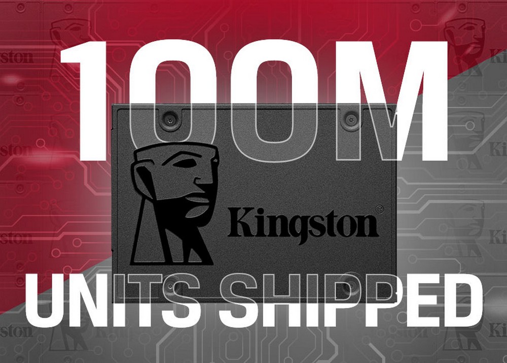 Kingston Technology xuất xưởng 100 triệu SSD A400