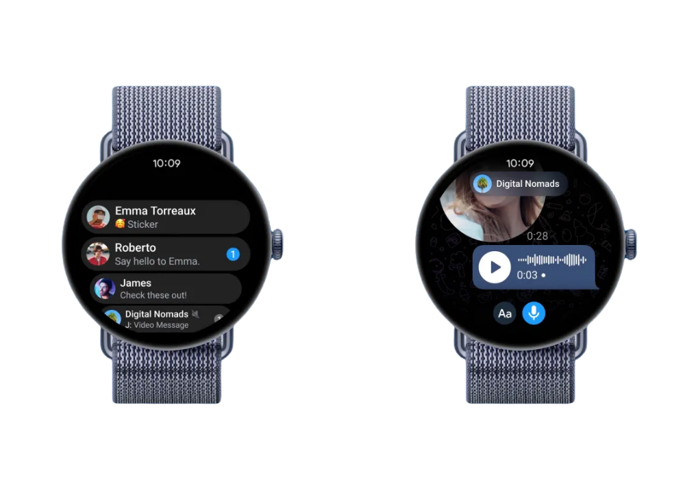 Telegram tái xuất trên smartwatch