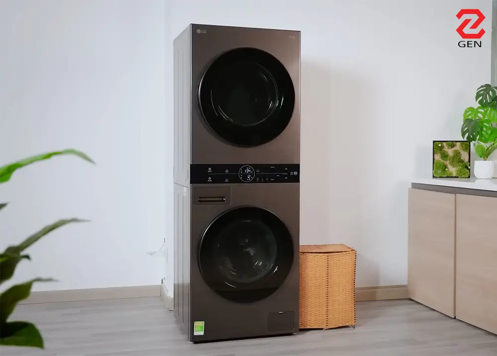 LG WashTower: Tháp giặt sấy "2 trong 1" cực tiện lợi