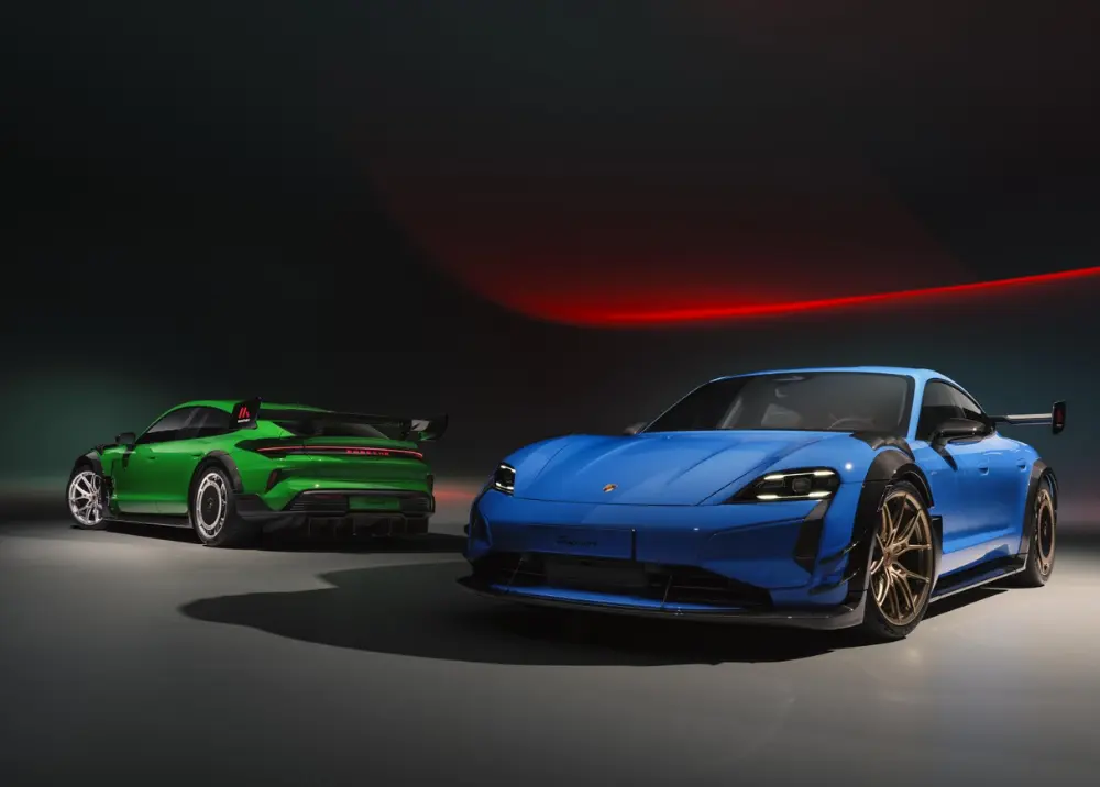 Porsche Taycan 2027 lộ diện với công nghệ E-Shift mới