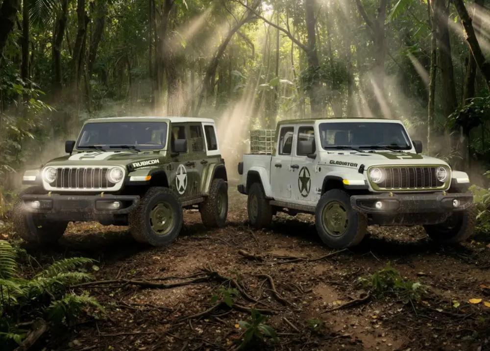 Jeep giới thiệu Wrangler Sarge và Gladiator Sarge 2027