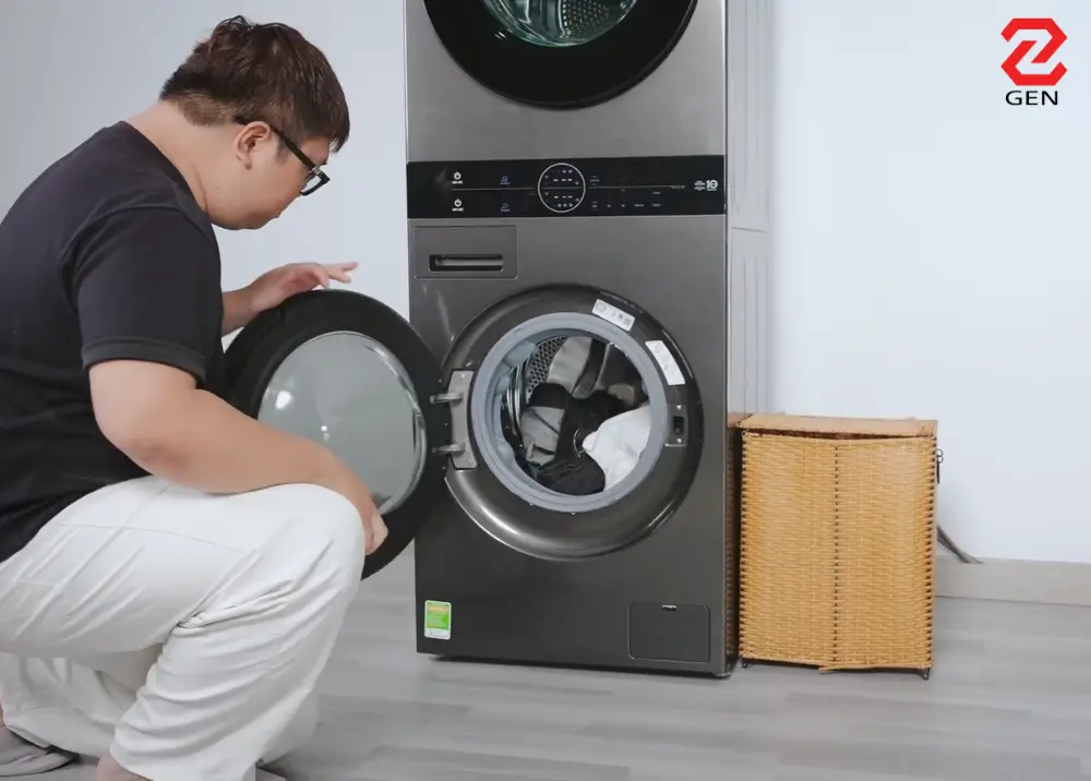 LG WashTower: Tháp giặt sấy "2 trong 1" cực tiện lợi