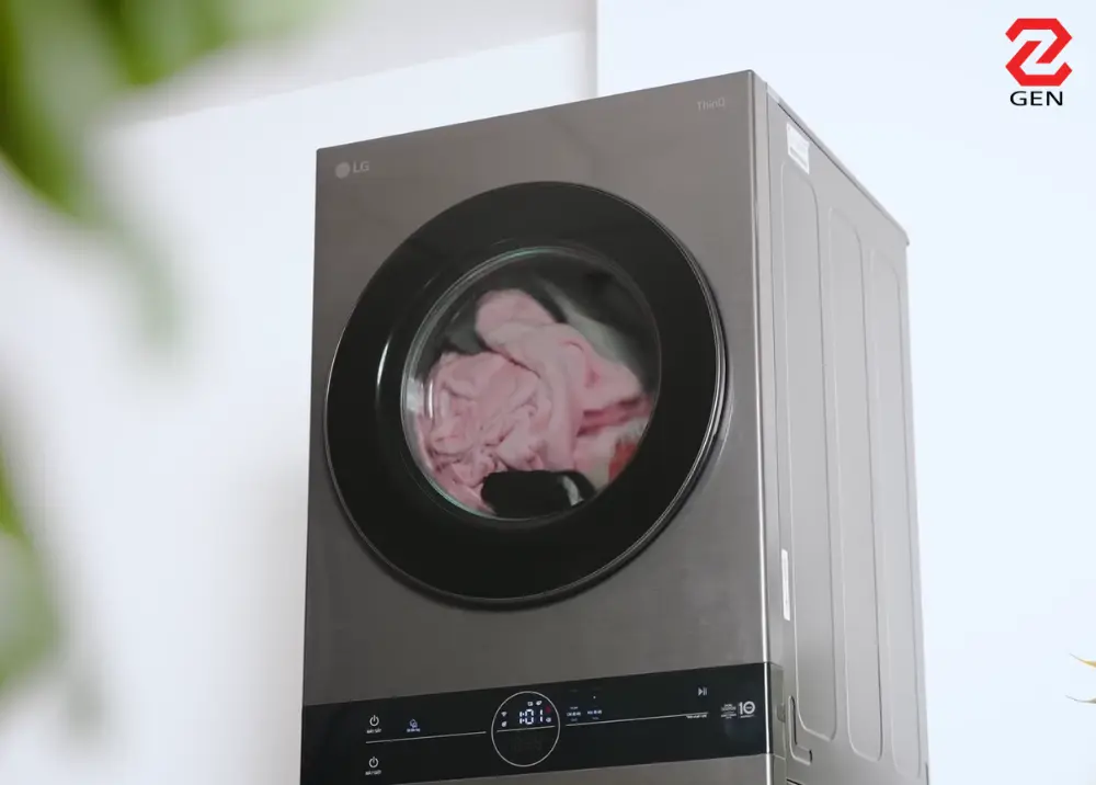 LG WashTower: Tháp giặt sấy "2 trong 1" cực tiện lợi