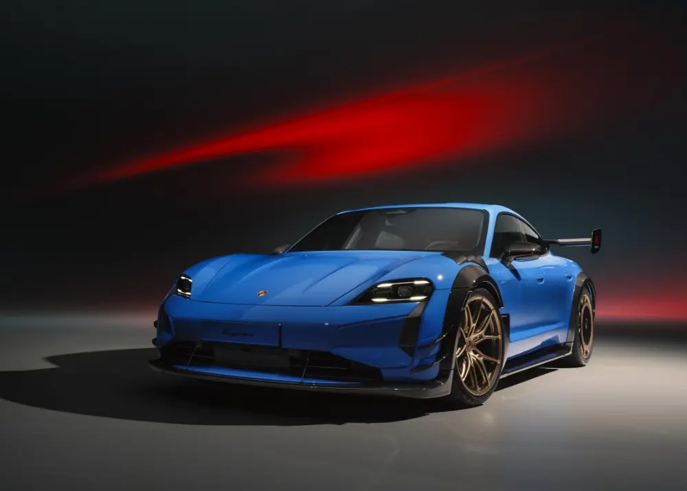 Porsche Taycan 2027 lộ diện với công nghệ E-Shift mới