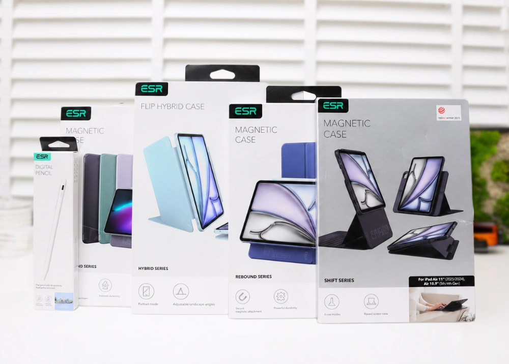 Bao da iPad và bút cảm ứng ESR: Bộ đôi phụ kiện đáng đầu tư cho người dùng Apple
