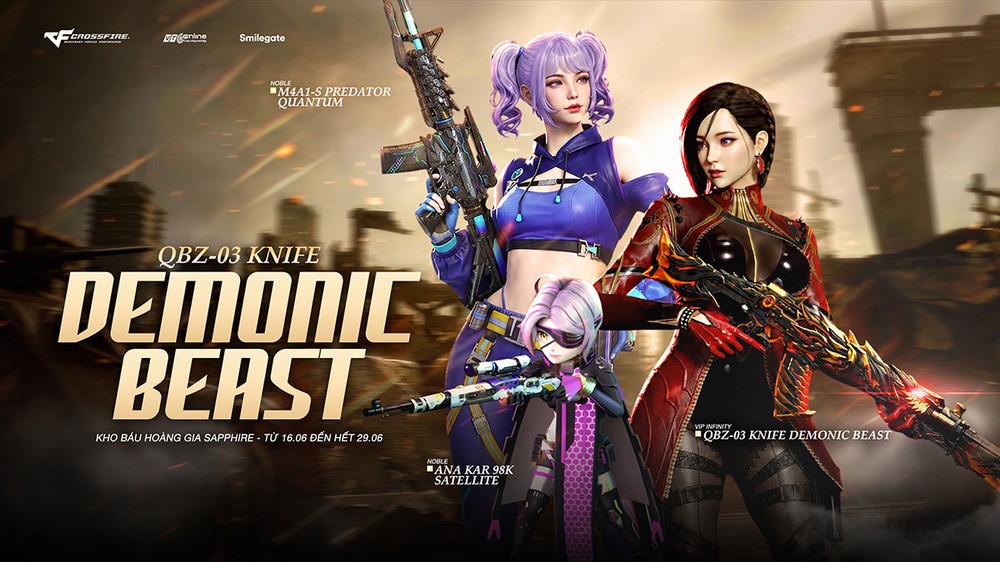 Crossfire tung Kho Báu Hoàng Gia Sapphire Demonic Beast