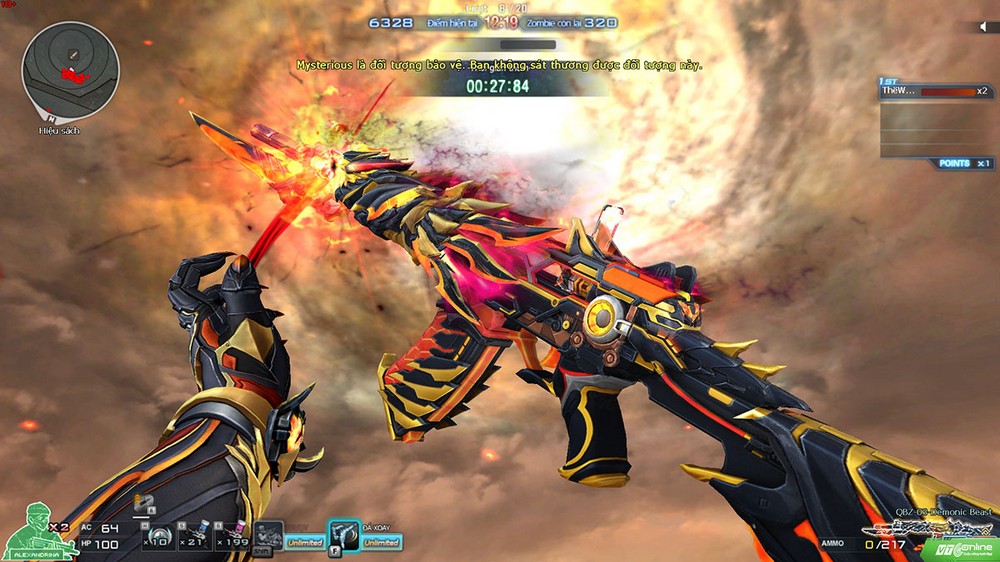 Crossfire tung Kho Báu Hoàng Gia Sapphire Demonic Beast