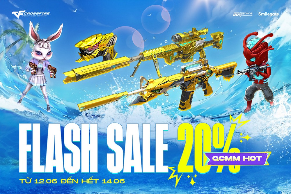 Săn ưu đãi chớp nhoáng với Flash Sale của Crossfire