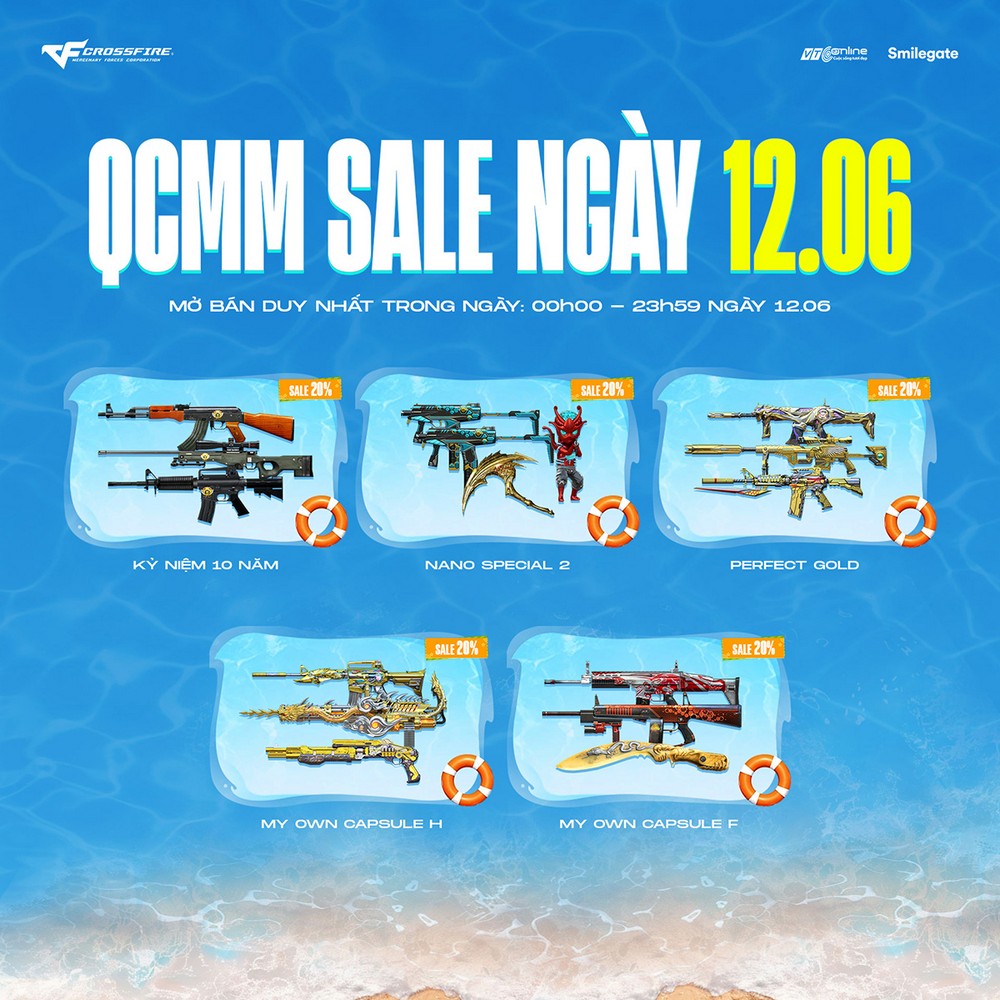 Săn ưu đãi chớp nhoáng với Flash Sale của Crossfire