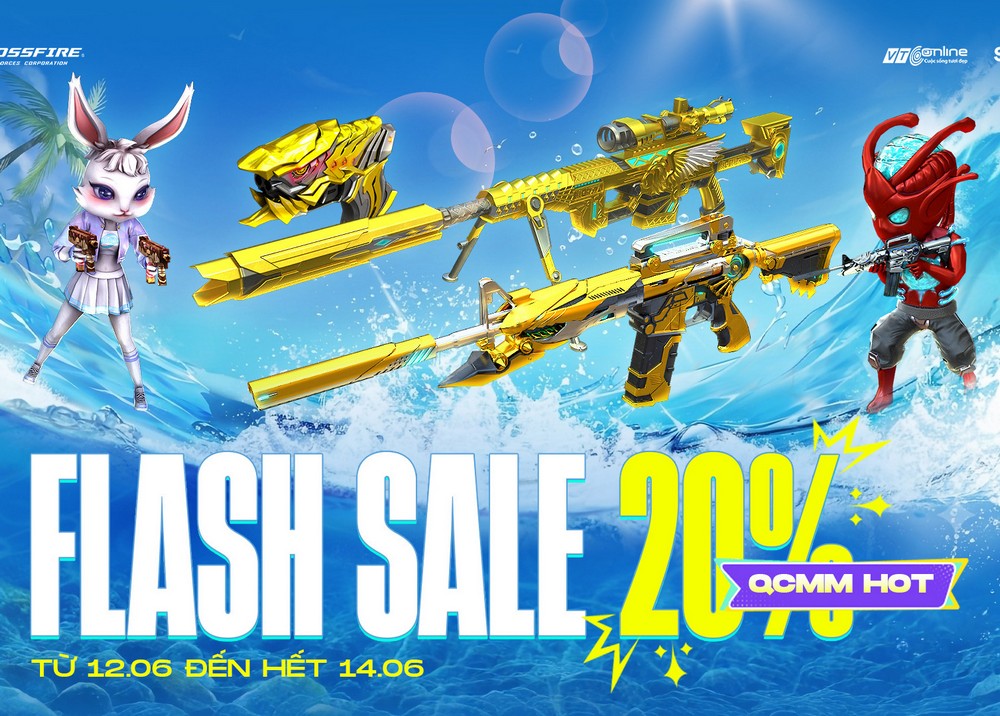 Săn sale hot mùa hè với đợt Flash Sale Combo QCMM trong 3 ngày của Crossfire