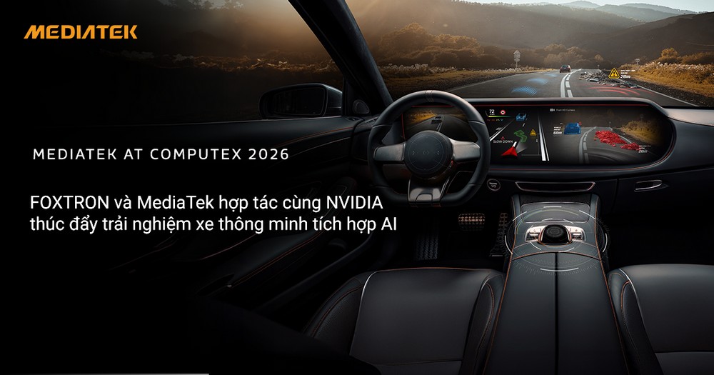 MediaTek bắt tay Foxtron phát triển xe AI