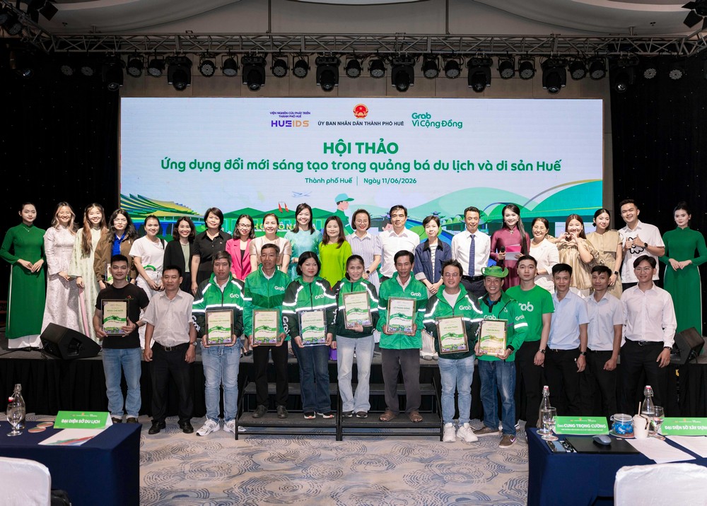 Grab và Huế đẩy mạnh chuyển đổi số, quảng bá du lịch di sản