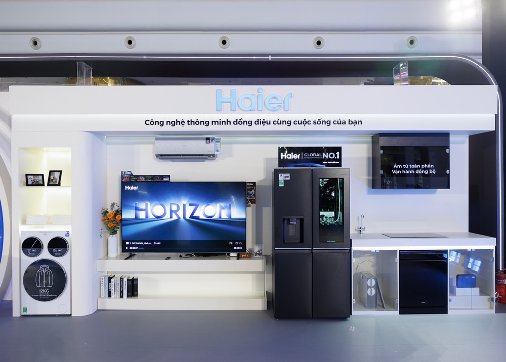 Haier ra mắt tủ lạnh Horizon và TV QD-MiniLED