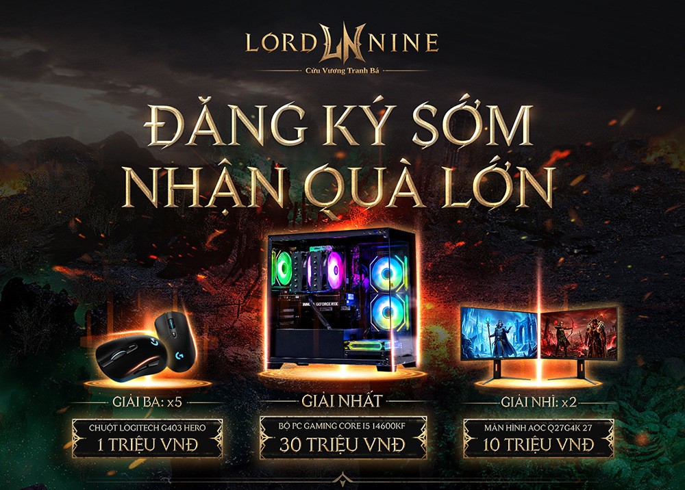 LORDNINE mở đăng ký sớm, tung loạt sự kiện hấp dẫn