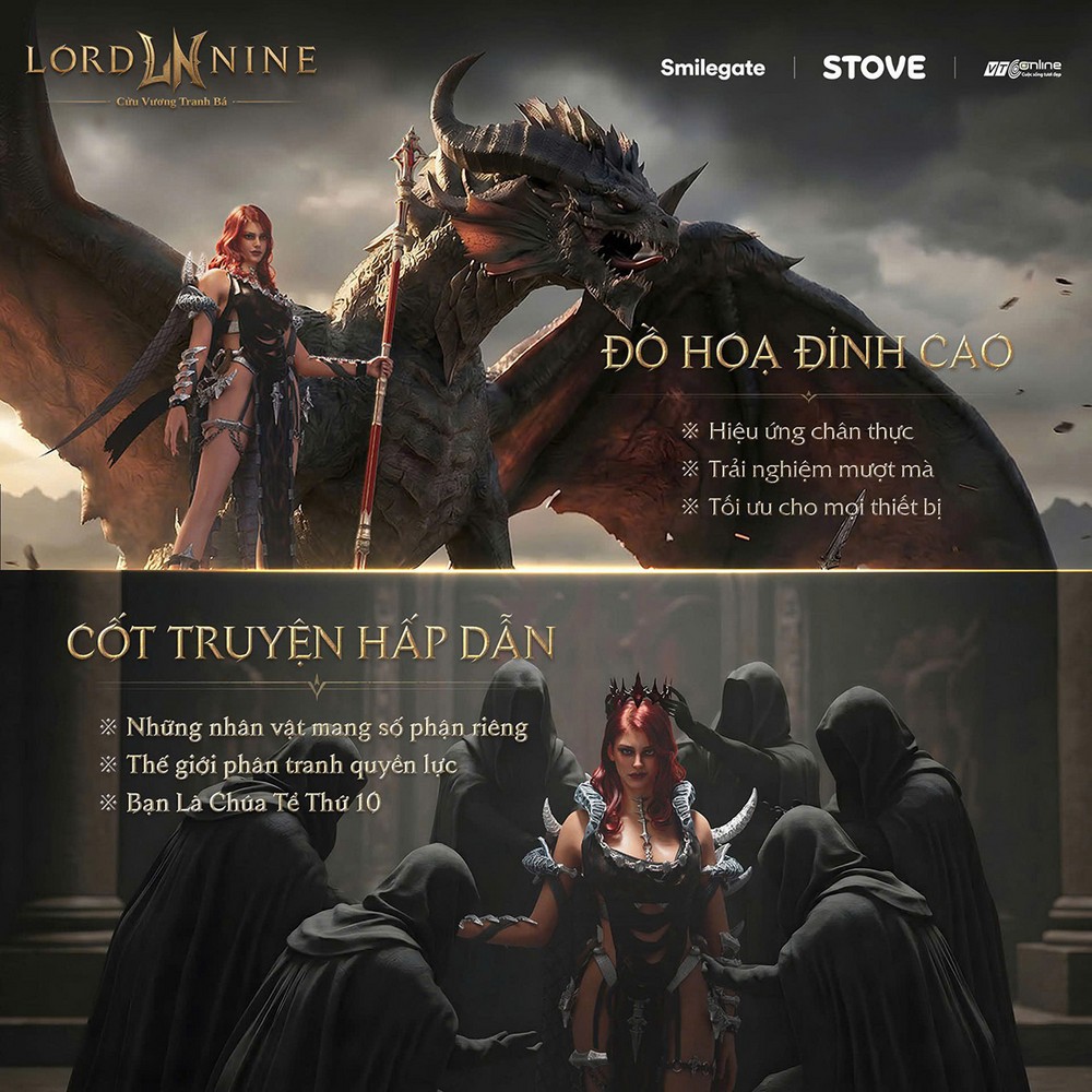 LORDNINE đón lượng lớn game thủ ngày đầu ra mắt