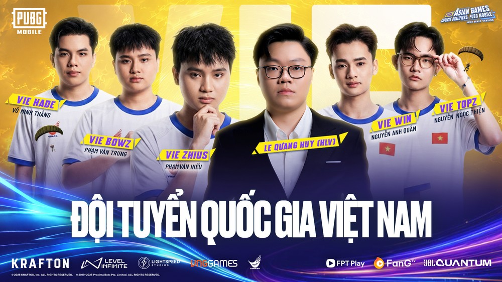 PUBG Mobile Việt Nam thẳng tiến Asian Games 2026