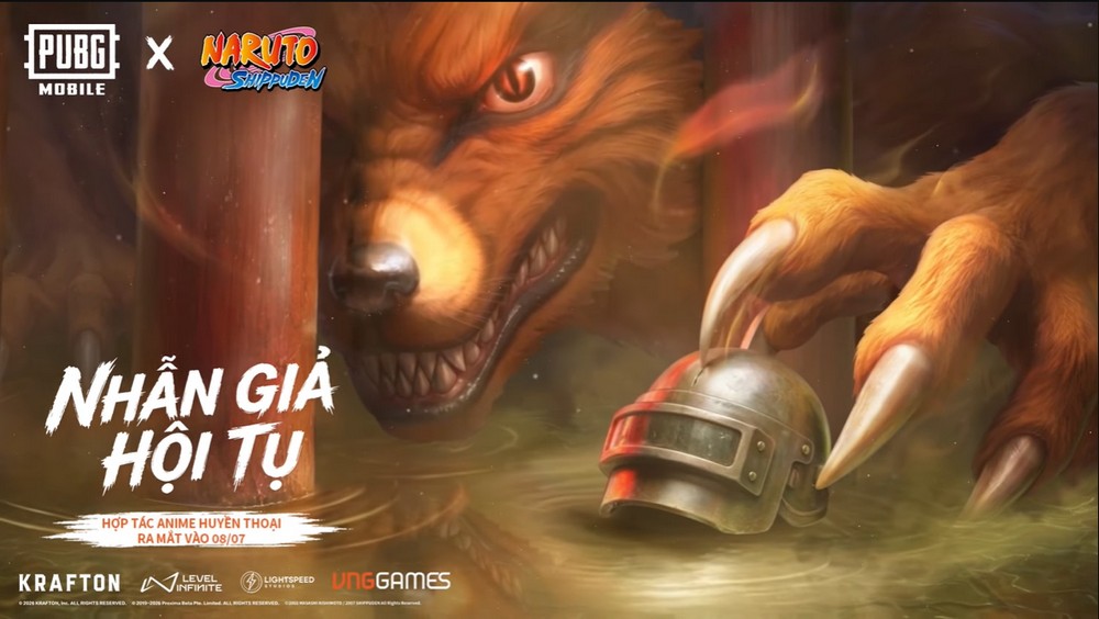 PUBG Mobile tung cập nhật hợp tác Naruto Shippuden