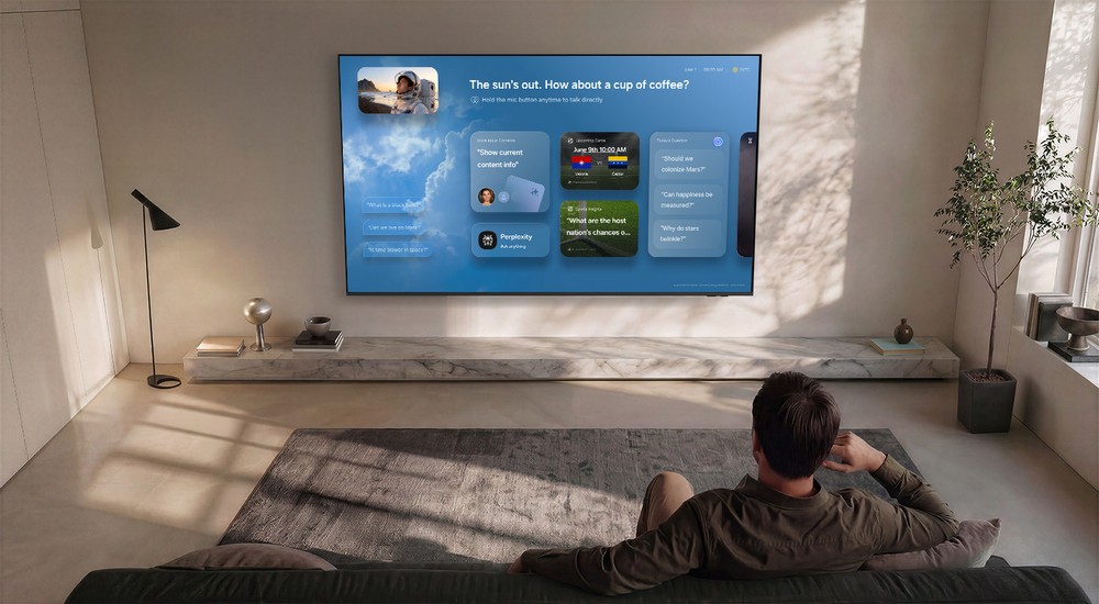 Samsung biến TV thành trợ lý AI gia đình