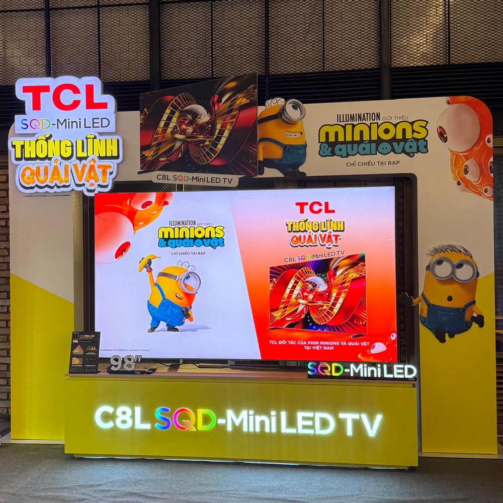 TCL đồng hành cùng Minions & Quái Vật tại Việt Nam