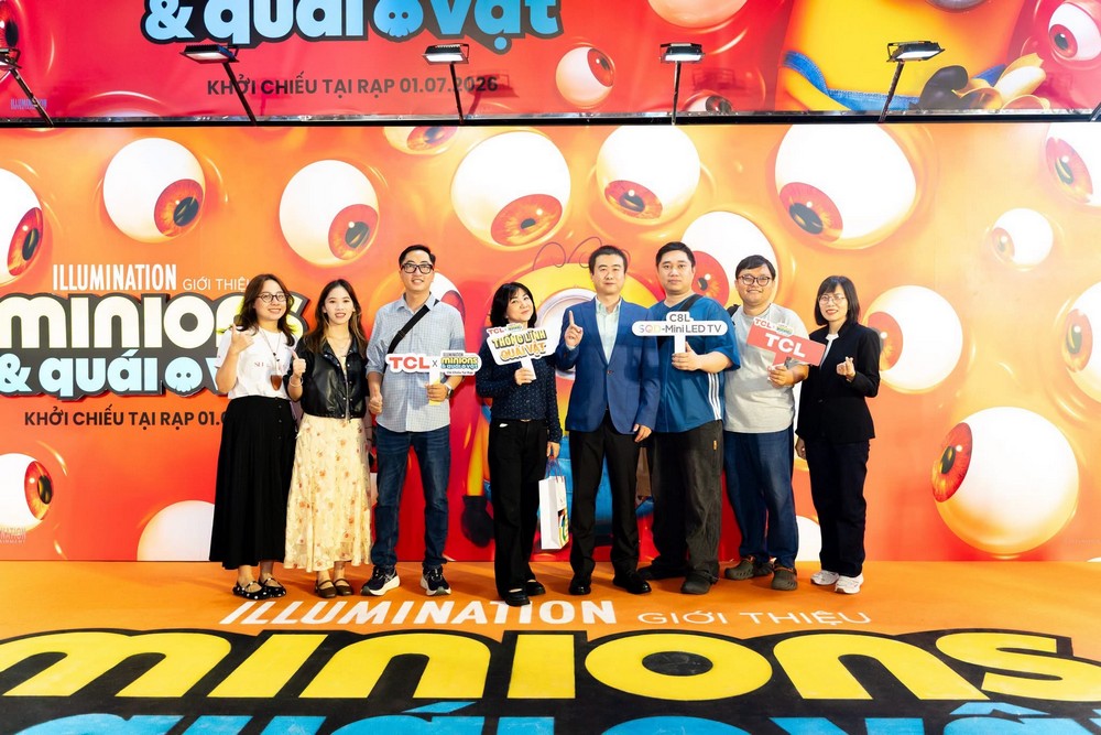 TCL đồng hành cùng Minions & Quái Vật tại Việt Nam