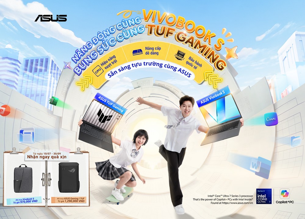 ASUS tung ưu đãi lớn mùa tựu trường 2026