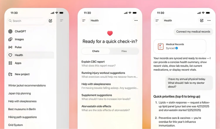 ChatGPT tích hợp Apple Health để hỗ trợ sức khỏe người dùng
