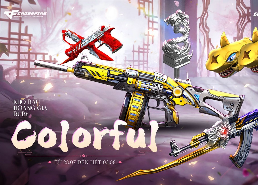 Crossfire tung Kho Báu Hoàng Gia Ruby Colorful