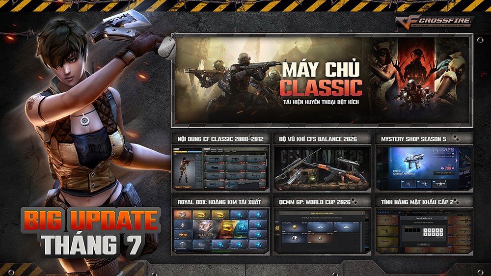 Trở về tuổi thơ với Big Update tháng 7 của Crossfire