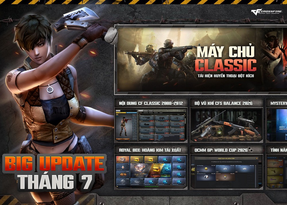 Crossfire Big Update tháng 7: Trở về tuổi thơ và loạt nội dung mới!