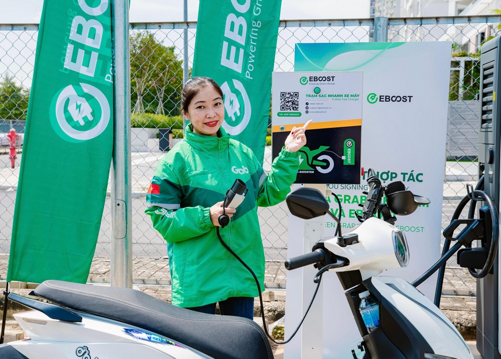 Grab đầu tư mở rộng hơn 6.000 cổng sạc xe điện