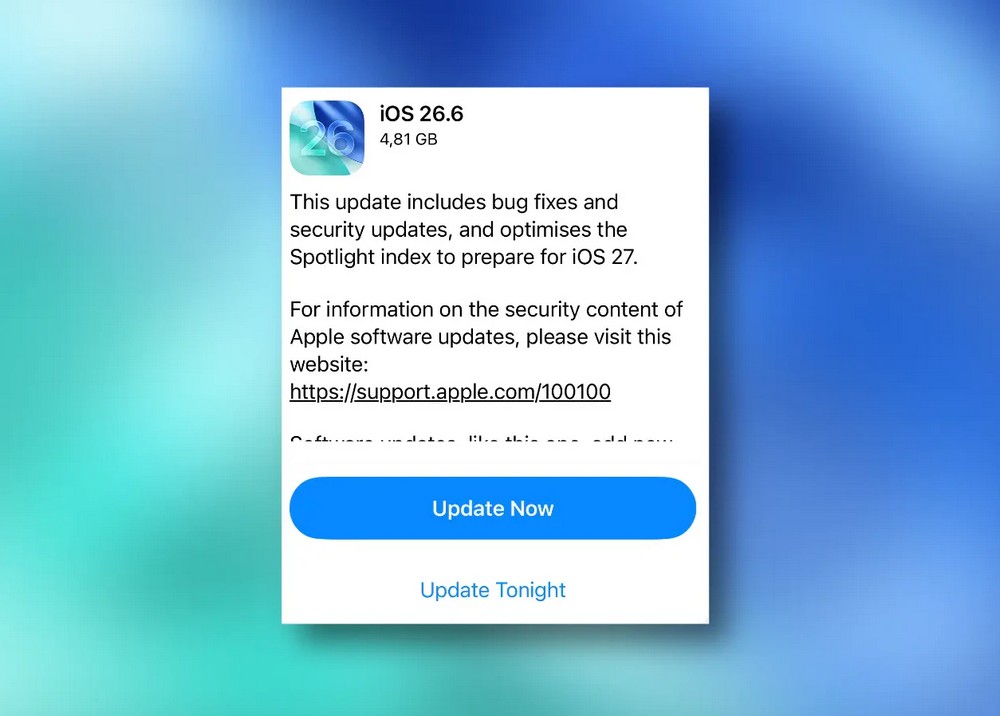 iOS 26.6 và iPadOS 26.6 ra mắt: Tăng hiệu năng, vá hàng chục lỗ hổng bảo mật