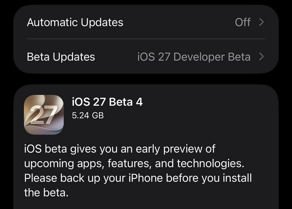 iOS 27 Beta 4 ra mắt: Nhiều tinh chỉnh giúp tối ưu trải nghiệm