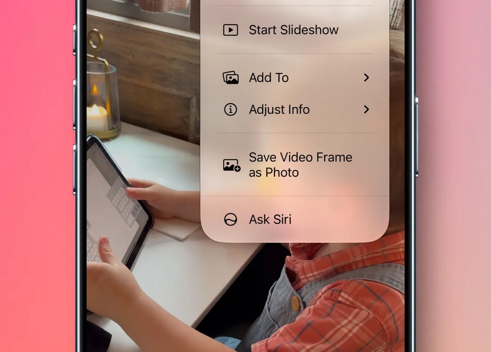 iOS 27 giúp trích xuất ảnh từ video chỉ với một chạm
