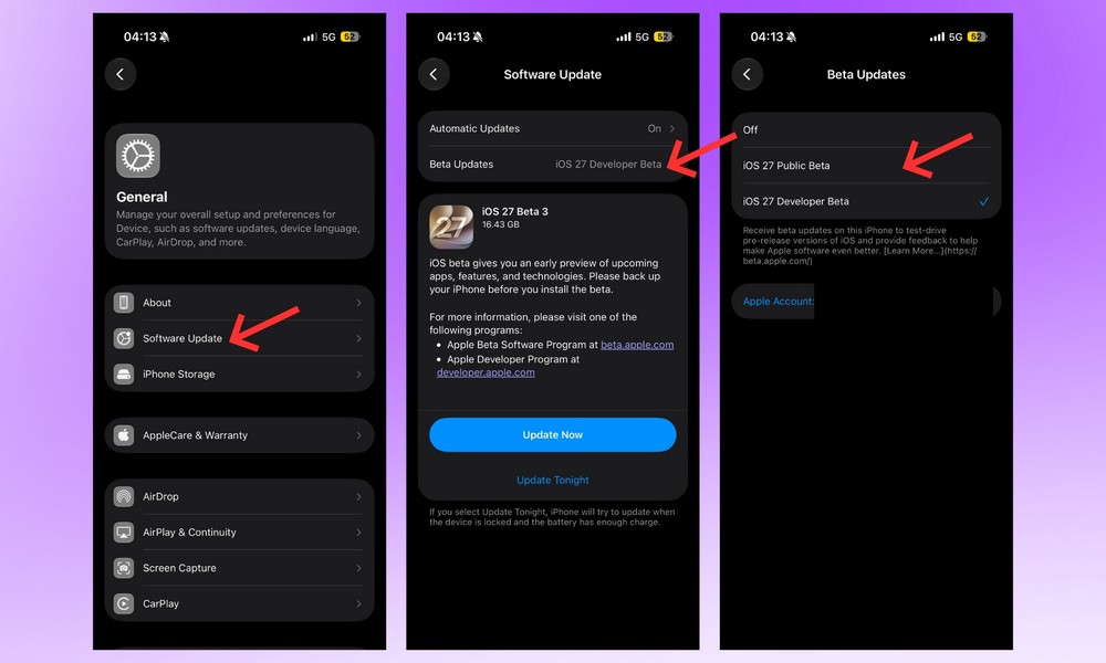 iOS 27 Public Beta với Siri AI ra mắt: Có nên cập nhật ngay?