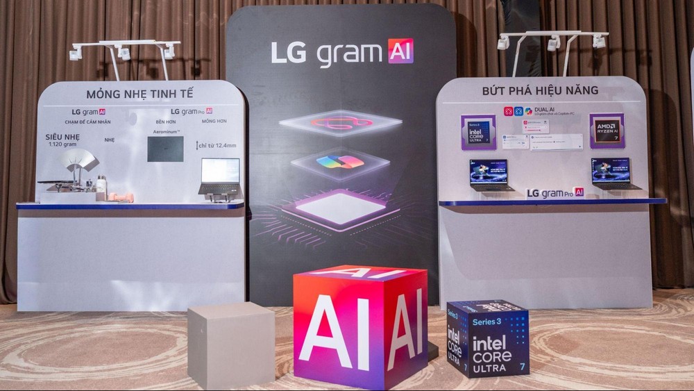 LG ra mắt laptop LG gram AI 2026 tại Việt Nam