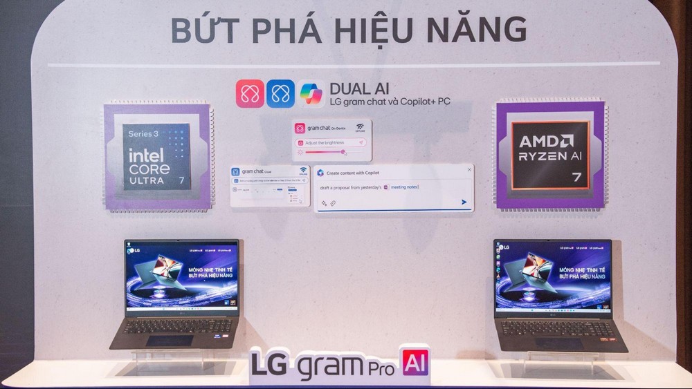 LG ra mắt laptop LG gram AI 2026 tại Việt Nam