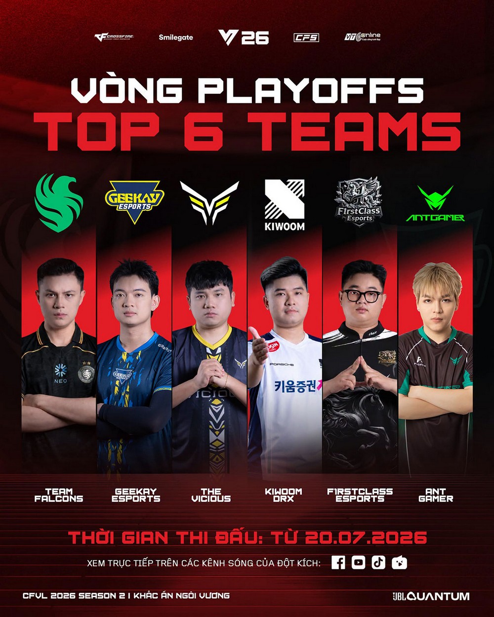 Playoffs CFVL 2026 Mùa 2: Thời khắc quyết định ngôi vương sắp tới 5 Playoffs CFVL 2026 Mùa 2: Thời khắc quyết định ngôi vương sắp tới