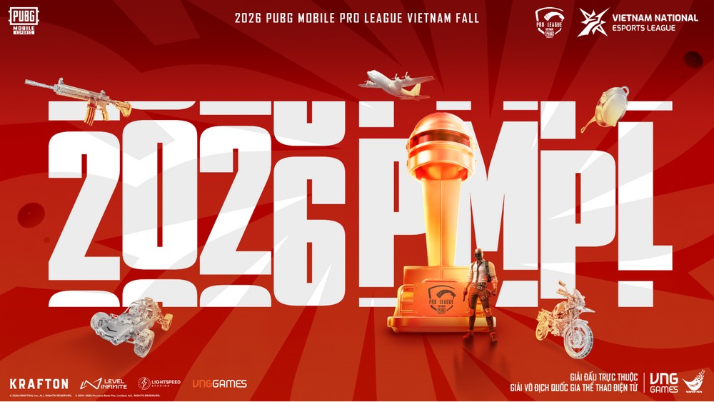 2026 PMPL VN Fall quy tụ 24 đội tuyển PUBG Mobile hàng đầu Việt Nam